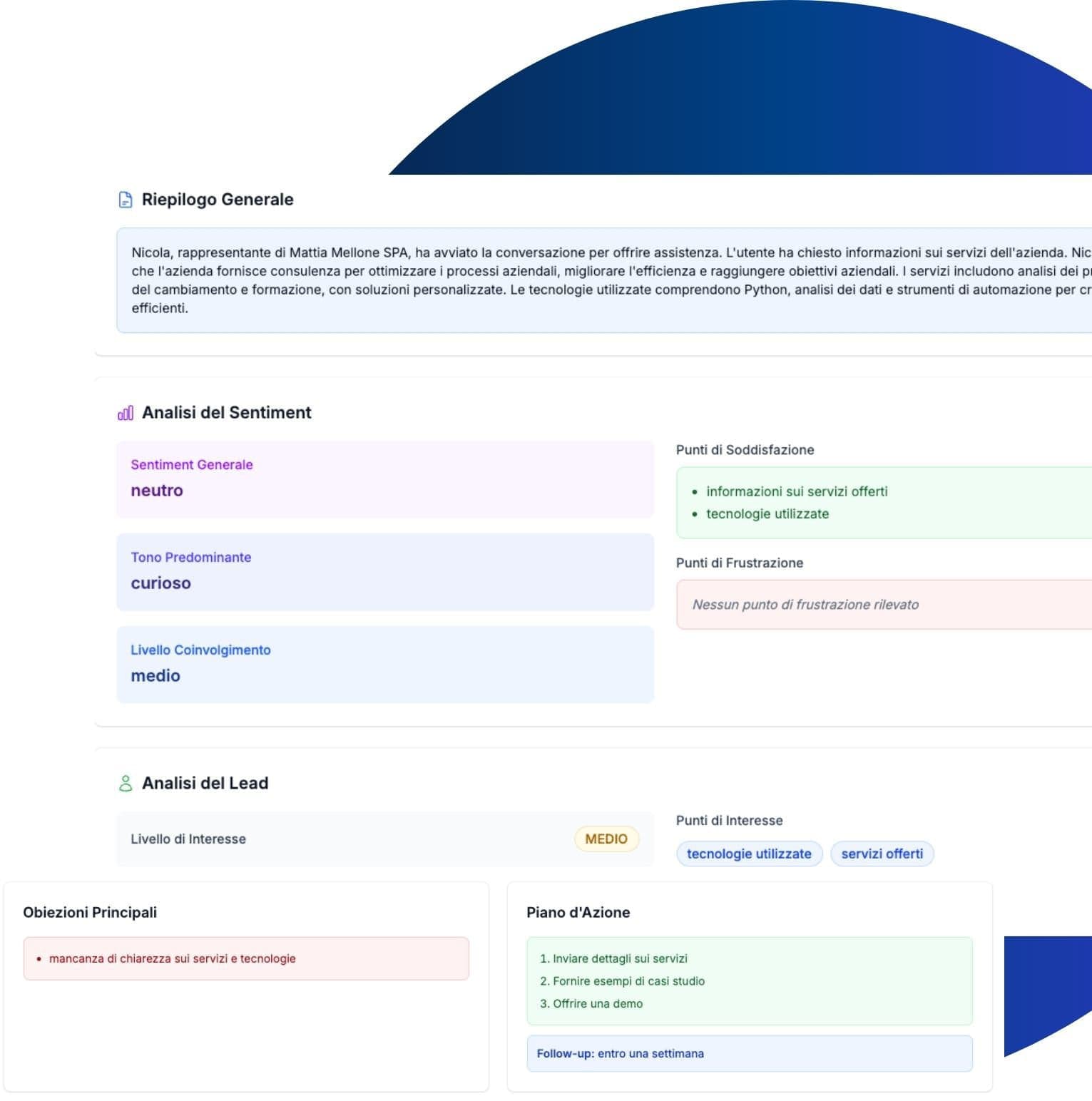 Il tuo call center, con un vero assistente